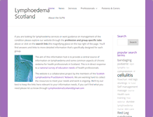 Tablet Screenshot of lymphoedema-scotland.org